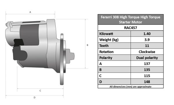 MOTORINO AVVIAMENTO FERRARI 308/328 - immagine 2